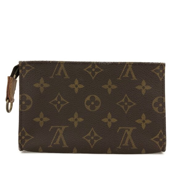 Louis Vuitton Monogram Cosmetics Pouch (Bucket PM) Purse Brown lux115-101225 - Picture 2 of 8